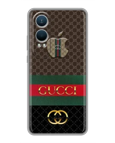 Чехол для OnePlus Nord CE4 Lite с картинкой «Gucci — брендированный десерт» Чехол для OnePlus Nord CE4 Lite с картинкой «Gucci — брендированный десерт»