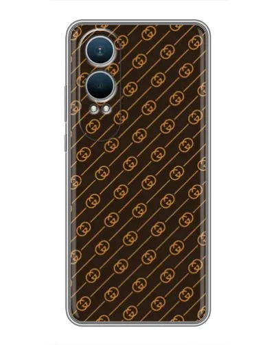 Чехол для OnePlus Nord CE4 Lite с картинкой «Gucci — золотые диагонали» Чехол для OnePlus Nord CE4 Lite с картинкой «Gucci — золотые диагонали»