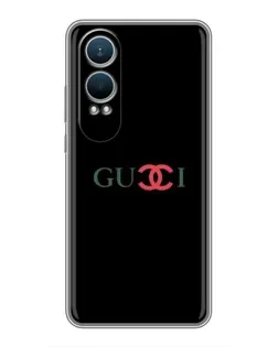 Чехол для OnePlus Nord CE4 Lite с картинкой «Gucci — красный градиент» Чехол для OnePlus Nord CE4 Lite с картинкой «Gucci — красный градиент»