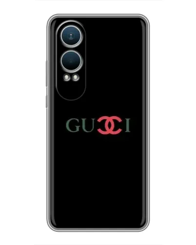 Чехол для OnePlus Nord CE4 Lite с картинкой «Gucci — красный градиент» Чехол для OnePlus Nord CE4 Lite с картинкой «Gucci — красный градиент»