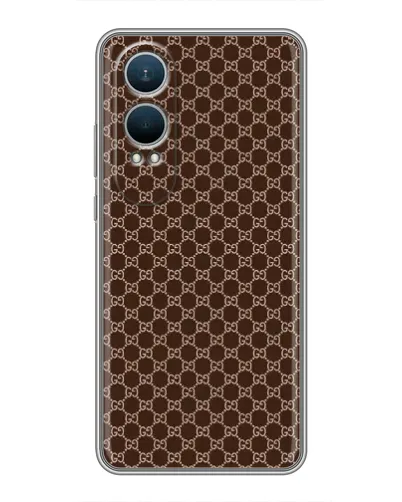 Чехол для OnePlus Nord CE4 Lite с картинкой «Gucci — шоколадная сетка» Чехол для OnePlus Nord CE4 Lite с картинкой «Gucci — шоколадная сетка»