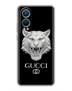 Чехол для OnePlus Nord CE4 Lite с картинкой «Gucci — серебряный лев» Чехол для OnePlus Nord CE4 Lite с картинкой «Gucci — серебряный лев»