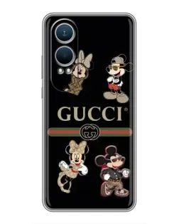 Чехол для OnePlus Nord CE4 Lite с картинкой «Gucci — герои Disney и монограмма» Чехол для OnePlus Nord CE4 Lite с картинкой «Gucci — герои Disney и монограмма»