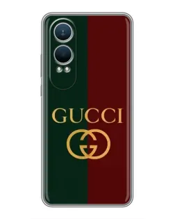 Чехол для OnePlus Nord CE4 Lite с картинкой «Gucci — темно-зеленый градиент» Чехол для OnePlus Nord CE4 Lite с картинкой «Gucci — темно-зеленый градиент»