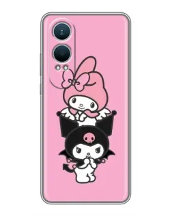 Чехол для OnePlus Nord CE4 Lite с картинкой «My Melody и Kuromi» Чехол для OnePlus Nord CE4 Lite с картинкой «My Melody и Kuromi»
