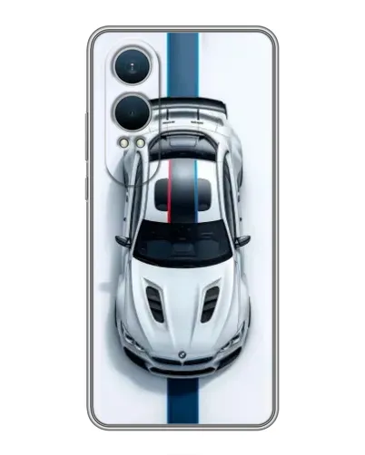 Чехол для OnePlus Nord CE4 Lite с картинкой «Вид сверху — BMW M»