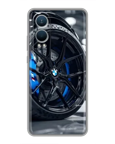 Чехол для OnePlus Nord CE4 Lite с картинкой «Колесо BMW вблизи»