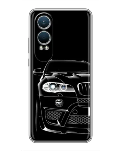 Чехол для OnePlus Nord CE4 Lite с картинкой «Темный силуэт BMW»