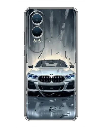 Чехол для OnePlus Nord CE4 Lite с картинкой «BMW в свете фар»