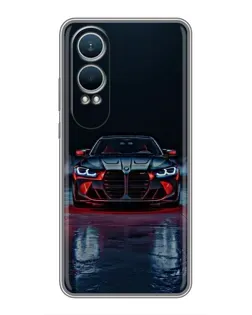 Чехол для OnePlus Nord CE4 Lite с картинкой «BMW на мокрой дороге»