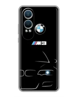 Чехол для OnePlus Nord CE4 Lite с картинкой «Минималистичный принт BMW M3»
