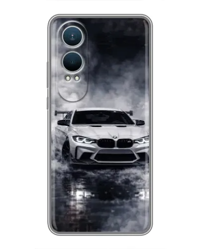 Чехол для OnePlus Nord CE4 Lite с картинкой «BMW сквозь туман»