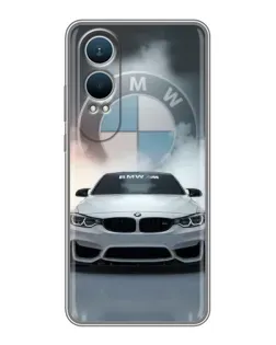 Чехол для OnePlus Nord CE4 Lite с картинкой «BMW в белом дыму»