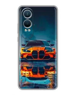 Чехол для OnePlus Nord CE4 Lite с картинкой «BMW — золотая эмблема»