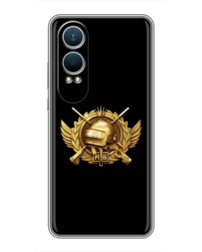 Чехол для OnePlus Nord CE4 Lite с картинкой «PUBG — оранжевый градиент»
