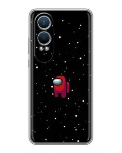 Чехол для OnePlus Nord CE4 Lite с картинкой «Красный Among Us»