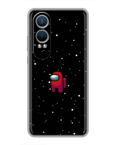 Чехол для OnePlus Nord CE4 Lite с картинкой «Красный Among Us»