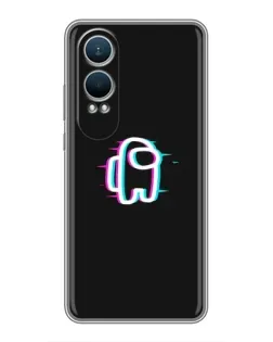 Чехол для OnePlus Nord CE4 Lite с картинкой «Among Us неон»