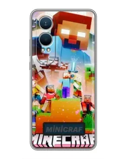 Чехол для OnePlus Nord CE4 Lite с картинкой «Minecraft герои игры»