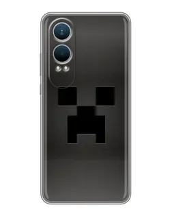 Чехол для OnePlus Nord CE4 Lite с картинкой «Черный крипер градиент»