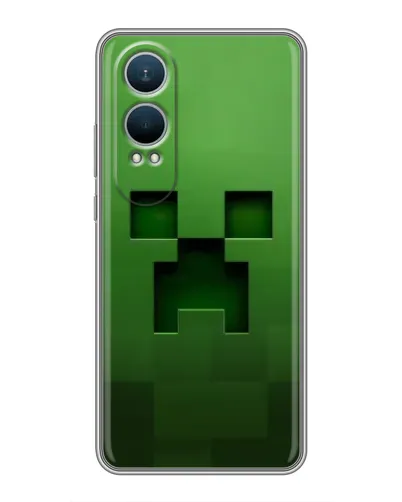 Чехол для OnePlus Nord CE4 Lite с картинкой «Крипер микро-дизайн»