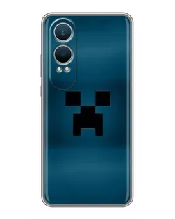 Чехол для OnePlus Nord CE4 Lite с картинкой «Крипер текстура»