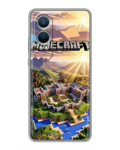 Чехол для OnePlus Nord CE4 Lite с картинкой «Minecraft панорама»