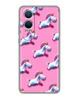 Чохол для OnePlus Nord CE4 Lite з картинкою «Єдинороги на рожевому»