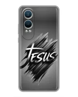 Чехол для OnePlus Nord CE4 Lite с картинкой «Надпись Jesus Graffiti»
