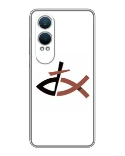 Чехол для OnePlus Nord CE4 Lite с картинкой «Рыба и крест»