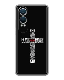 Чохол для OnePlus Nord CE4 Lite з картинкою «Текстовий хрест» Чохол для OnePlus Nord CE4 Lite з картинкою «Текстовий хрест»