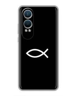 Чохол для OnePlus Nord CE4 Lite з картинкою «Символ риби Jesus» Чохол для OnePlus Nord CE4 Lite з картинкою «Символ риби Jesus»