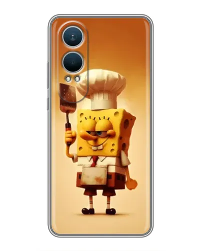 Чехол для OnePlus Nord CE4 Lite с картинкой «Губка Боб повар» Чехол для OnePlus Nord CE4 Lite с картинкой «Губка Боб повар»
