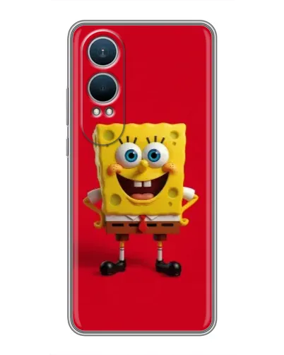 Чехол для OnePlus Nord CE4 Lite с картинкой «Спанч Боб на красном» Чехол для OnePlus Nord CE4 Lite с картинкой «Спанч Боб на красном»