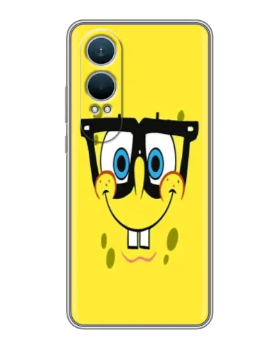 Чехол для OnePlus Nord CE4 Lite с картинкой «Минималистичный Спанч Боб» Чехол для OnePlus Nord CE4 Lite с картинкой «Минималистичный Спанч Боб»