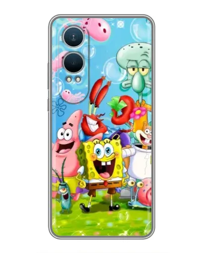 Чехол для OnePlus Nord CE4 Lite с картинкой «Губка Боб и друзья» Чехол для OnePlus Nord CE4 Lite с картинкой «Губка Боб и друзья»