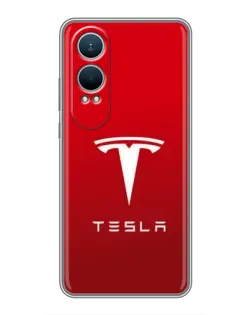 Чехол для OnePlus Nord CE4 Lite с картинкой «Tesla Red Classic»