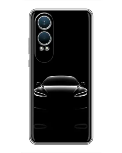 Чехол для OnePlus Nord CE4 Lite с картинкой «Силуэт Tesla Night»