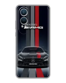 Чохол для OnePlus Nord CE4 Lite з картинкою «Mercedes — білий карбон»