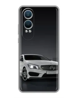 Чехол для OnePlus Nord CE4 Lite с картинкой «Mercedes AMG GT Silver»