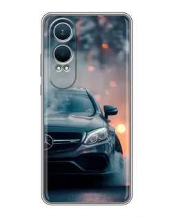 Чехол для OnePlus Nord CE4 Lite с картинкой «Mercedes — ночной город»
