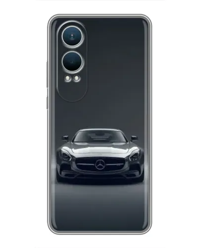 Чехол для OnePlus Nord CE4 Lite с картинкой «Mercedes на черном»