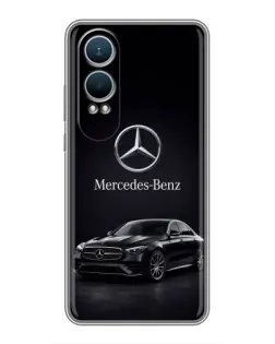Чехол для OnePlus Nord CE4 Lite с картинкой «Mercedes — решетка радиатора»