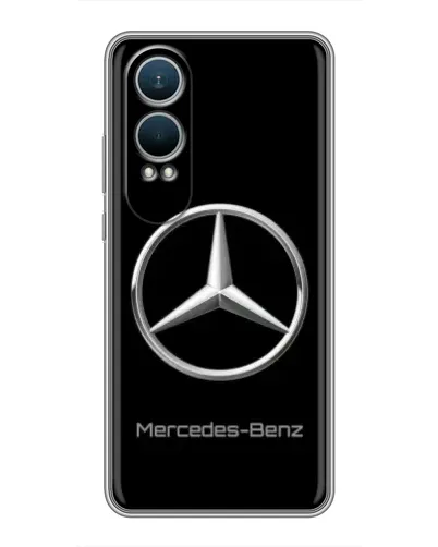 Чехол для OnePlus Nord CE4 Lite с картинкой «Mercedes Silver Logo»