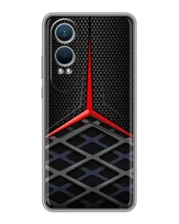 Чехол для OnePlus Nord CE4 Lite с картинкой «Mercedes Carbon Grid»