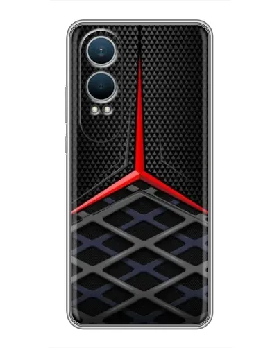 Чехол для OnePlus Nord CE4 Lite с картинкой «Mercedes Carbon Grid»