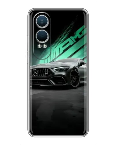 Чехол для OnePlus Nord CE4 Lite с картинкой «Темный Mercedes AMG»