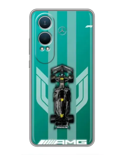 Чехол для OnePlus Nord CE4 Lite с картинкой «Mercedes AMG Petronas»