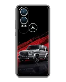 Чехол для OnePlus Nord CE4 Lite с картинкой «Mercedes G-Class красный»