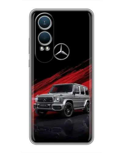 Чехол для OnePlus Nord CE4 Lite с картинкой «Mercedes G-Class красный»